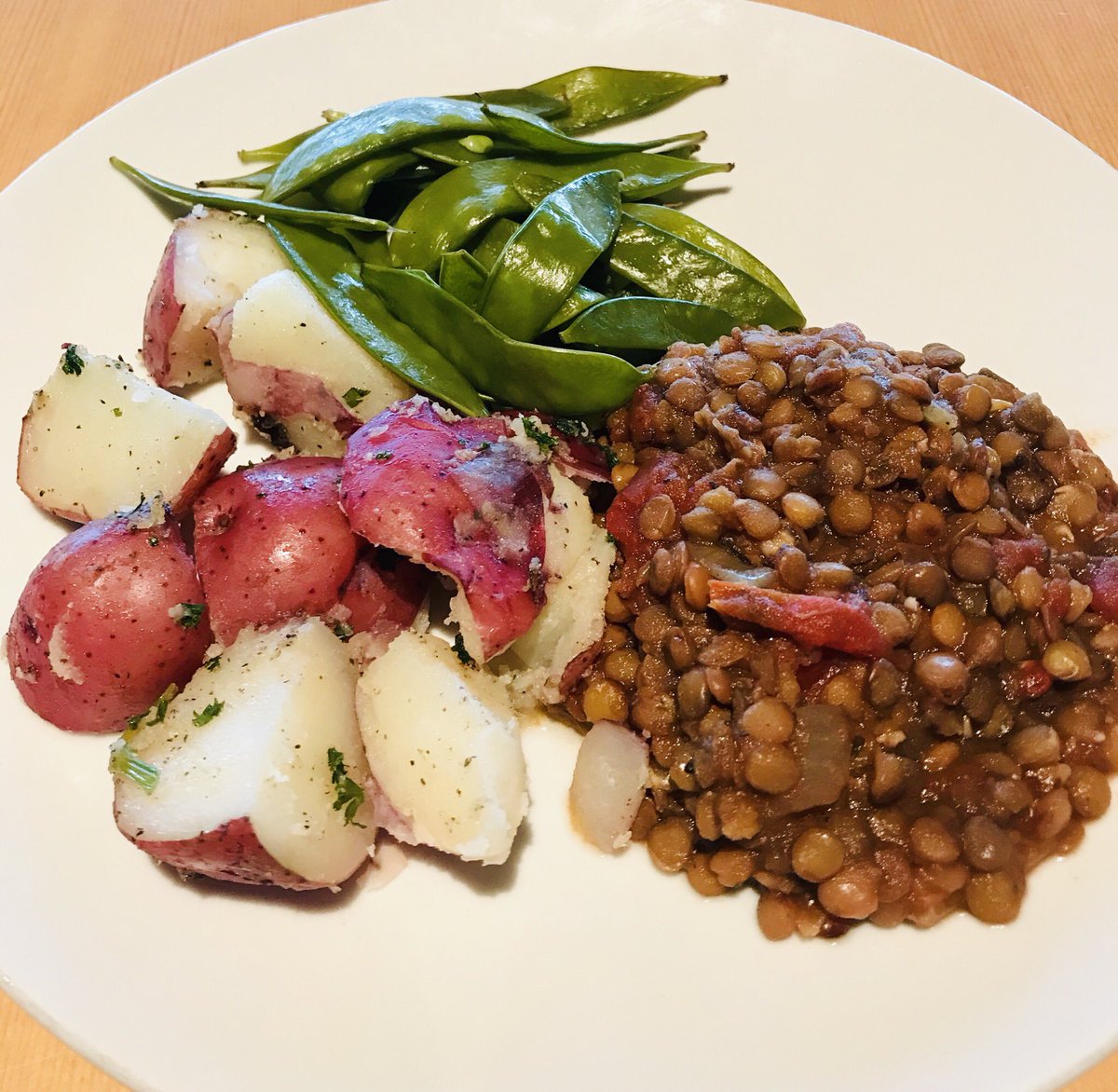 Meal from Chef's Creation station